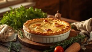 Homemade Chicken Pot Pie with a Flaky Butter Crust