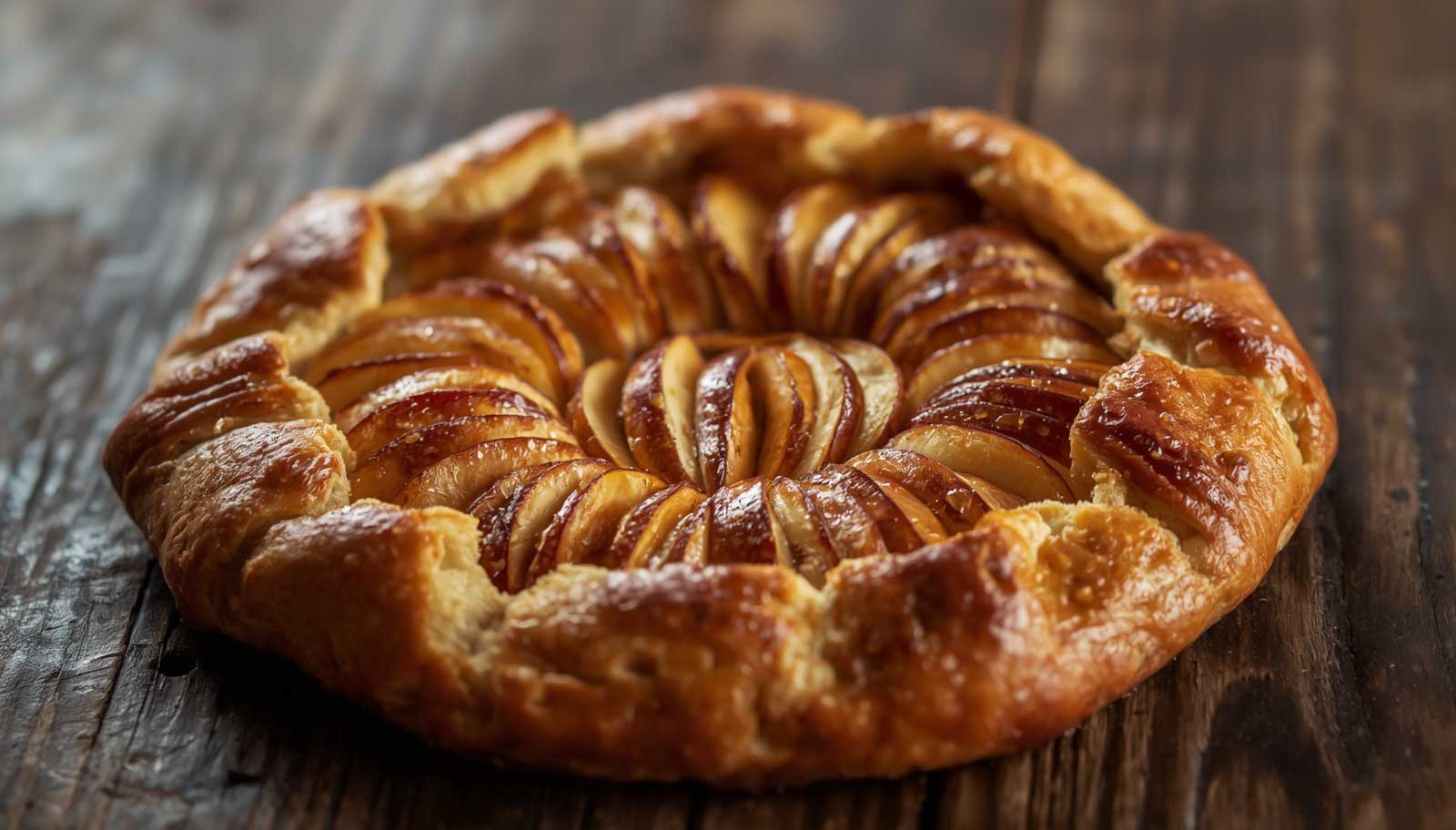 Simple Apple Galette with Flaky Homemade Crust