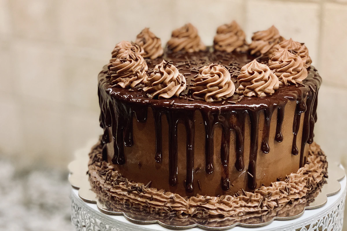 Dark Chocolate Olive Oil Cake with Sea Salt