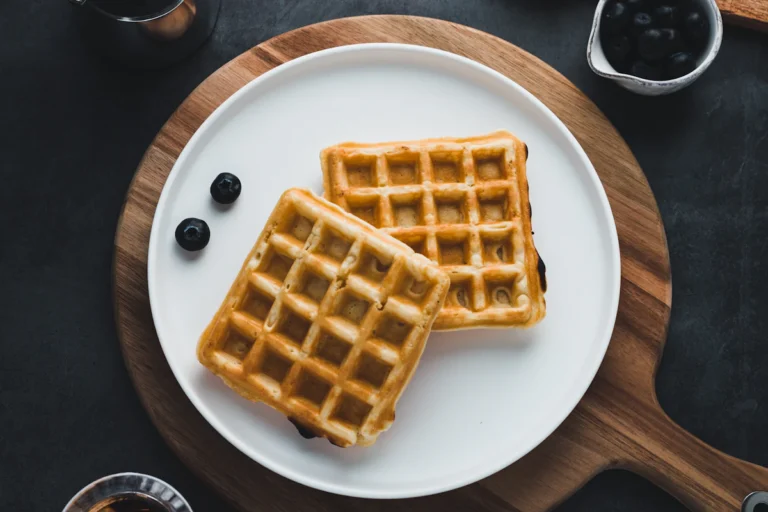 Savory Farmhouse Cheddar Waffles