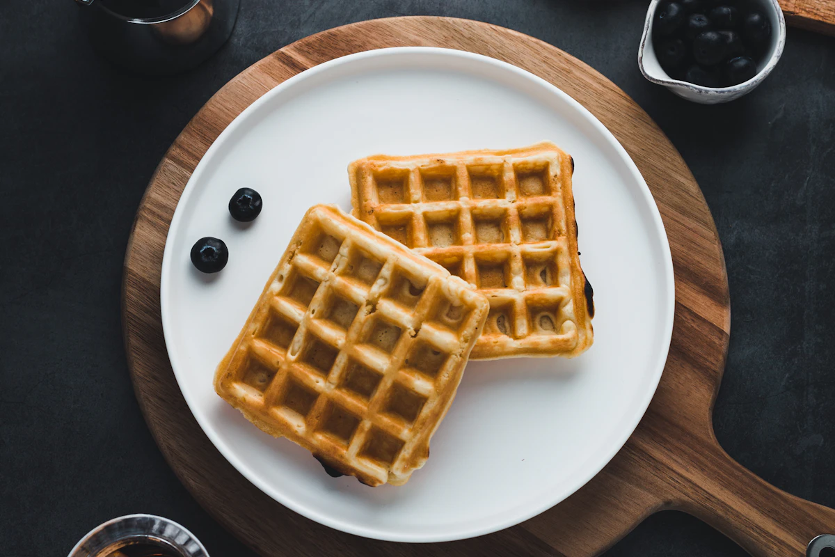 Savory Farmhouse Cheddar and Herb Waffles